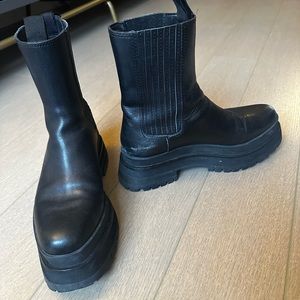 Loeffler Randall Toni lug sole boots size 7